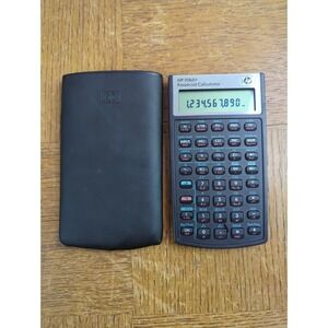 Hewlett Packard HP-10BII+ Plus Financial Calculator w/ Case - New Batteries